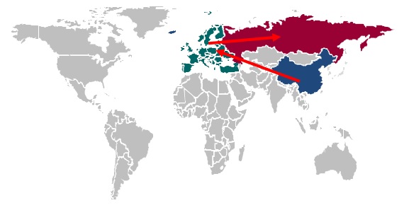 Сборные грузы в контейнерах из Китая через Европу в Россию Сборные грузы в контейнерах из Китая через Европу в Россию